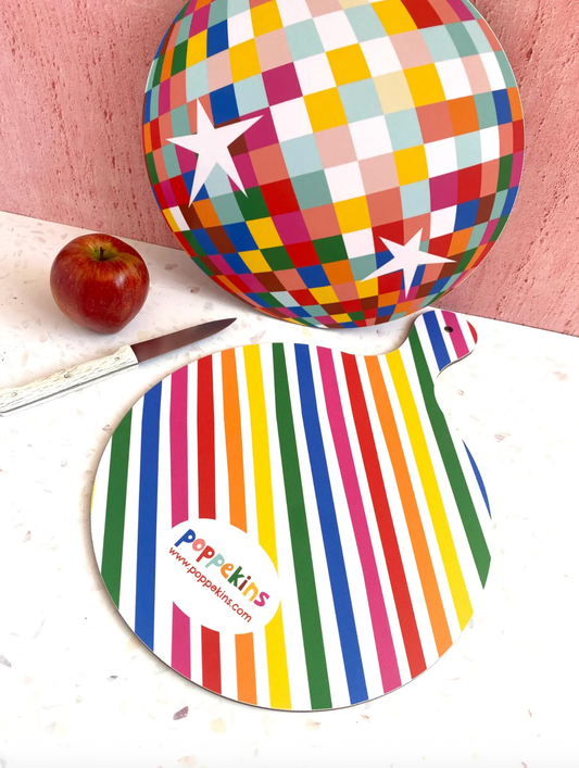 'Disco ball' Large Vegetable Chopping Board
