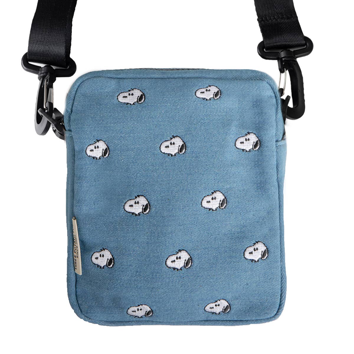 Snoopy Embroidered Crossbody Bag Denim - 3P4 x Peanuts®
