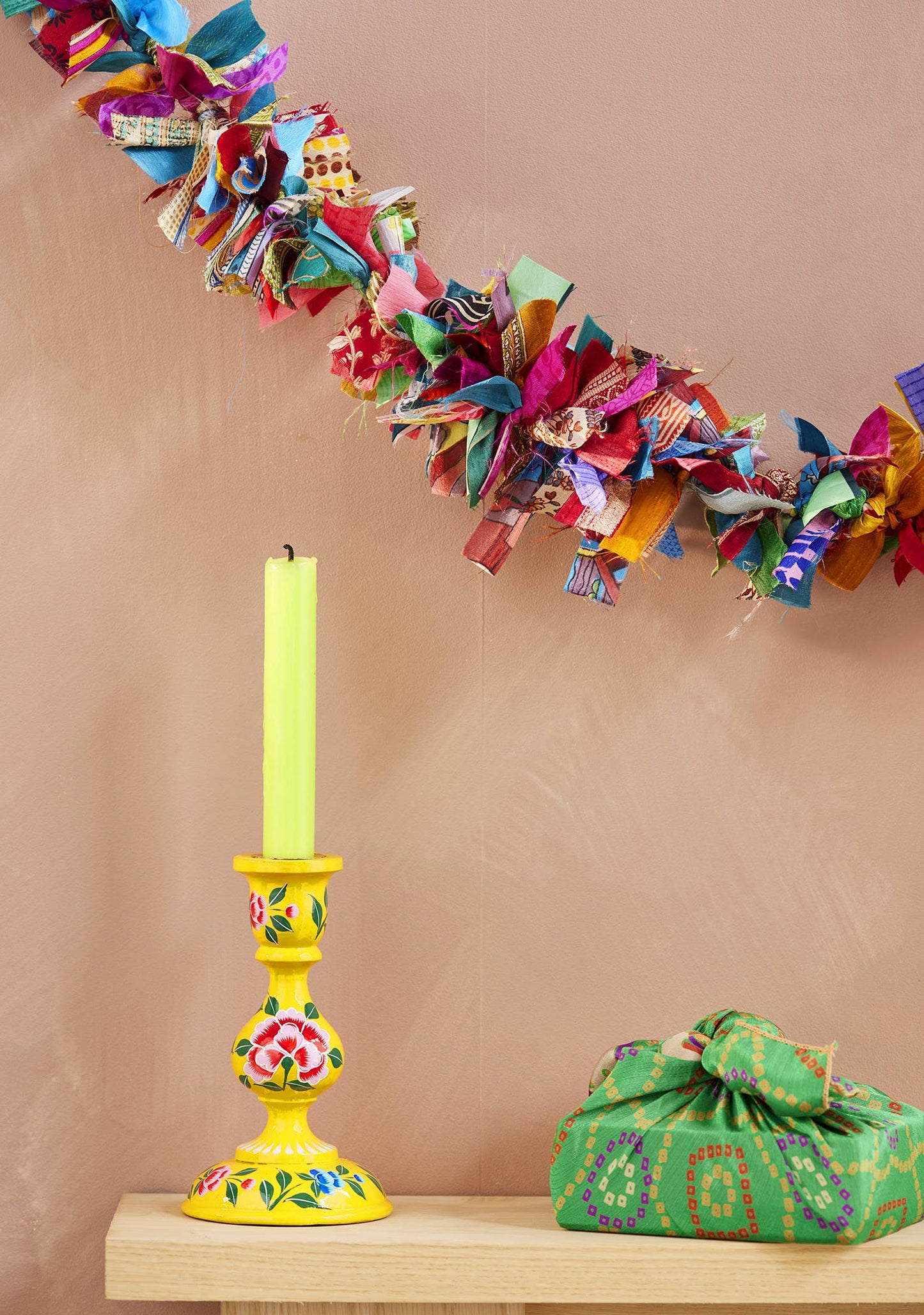 Recycled Sari Eco Tinsel Garland
