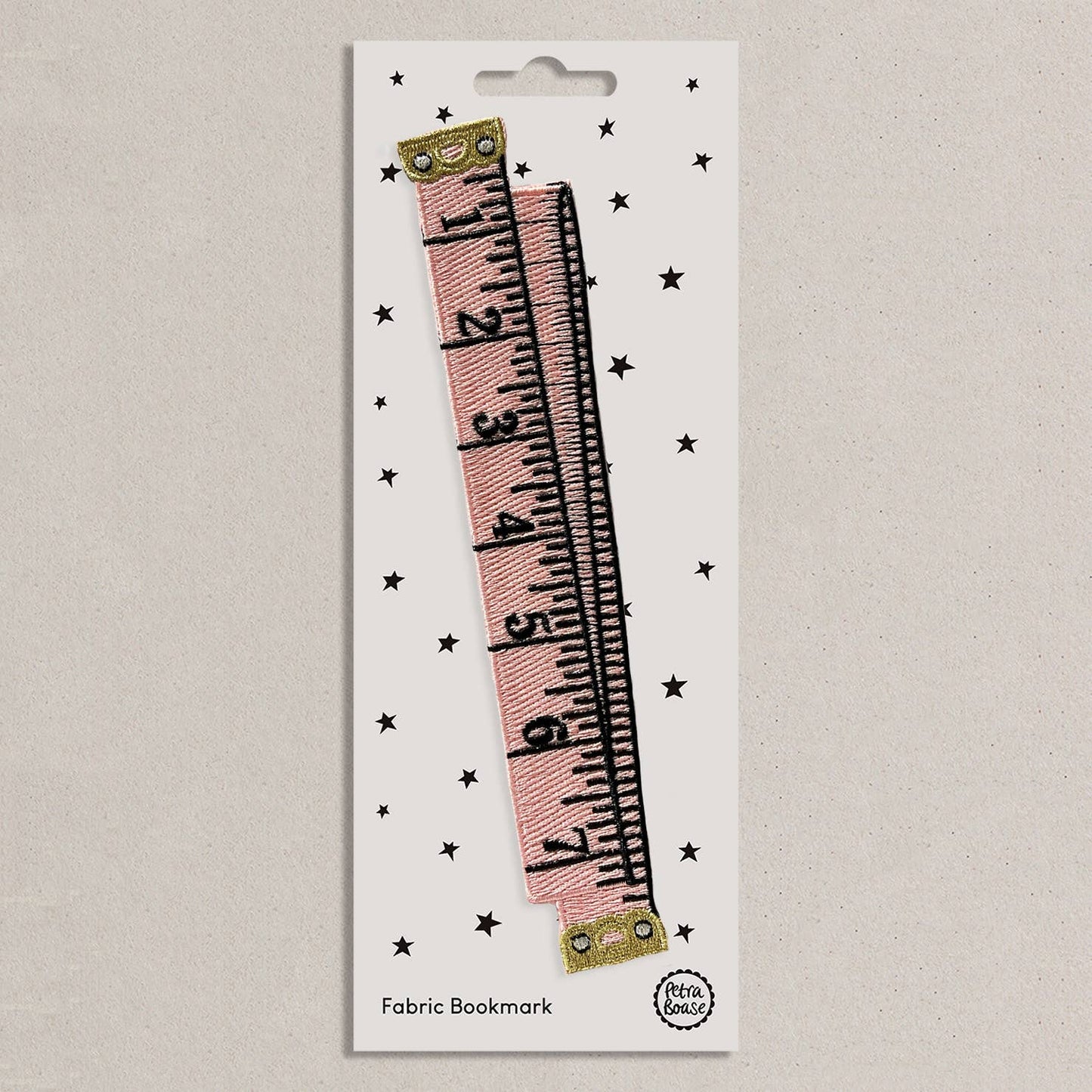 Pink Tape Measure Bookmark