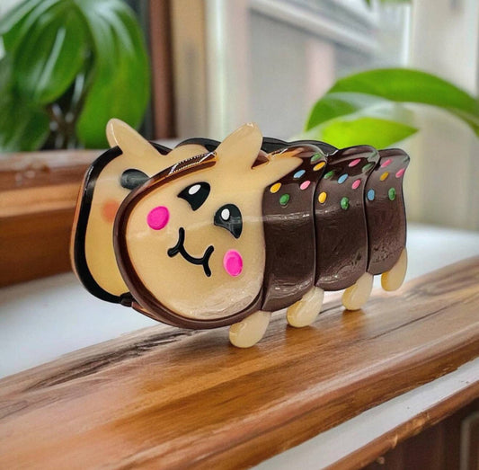 Caterpillar Cake Hair Claw
