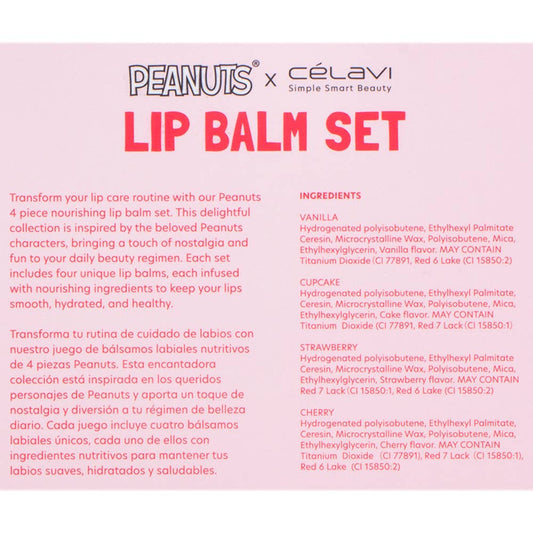 CELAVI X PEANUTS Lip Balm Set