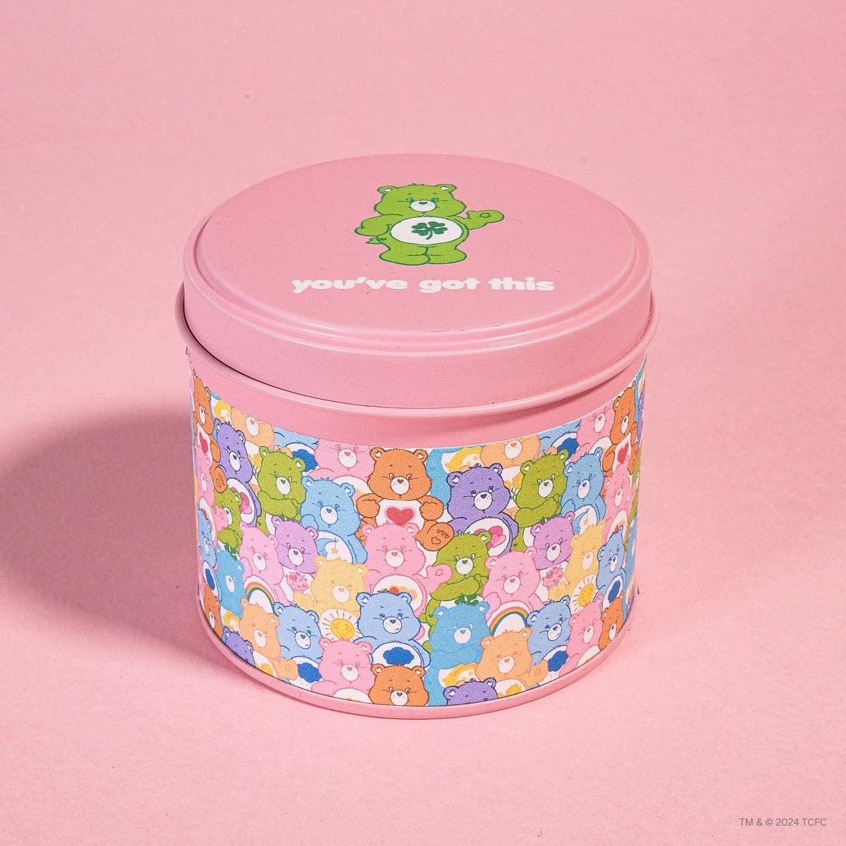 Care Bears x Flamingo Candles Good Luck Peony Good Luck Bear Tin Candle