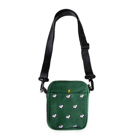 Snoopy Embroidered Crossbody Bag Forest - 3P4 x Peanutsยฎ