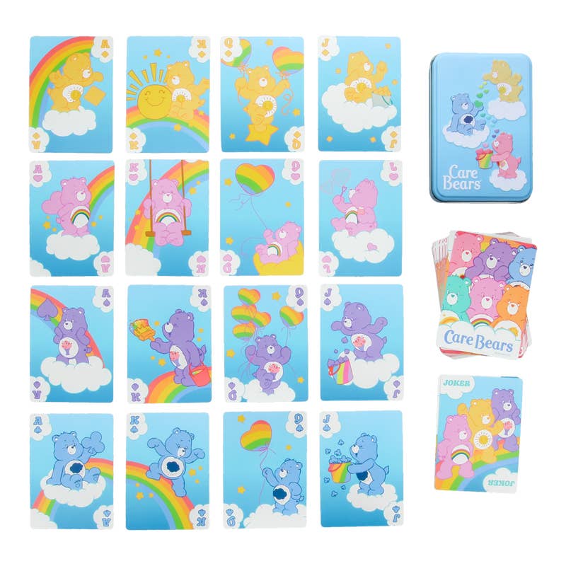 Care Bears Playing Cards in a Tin