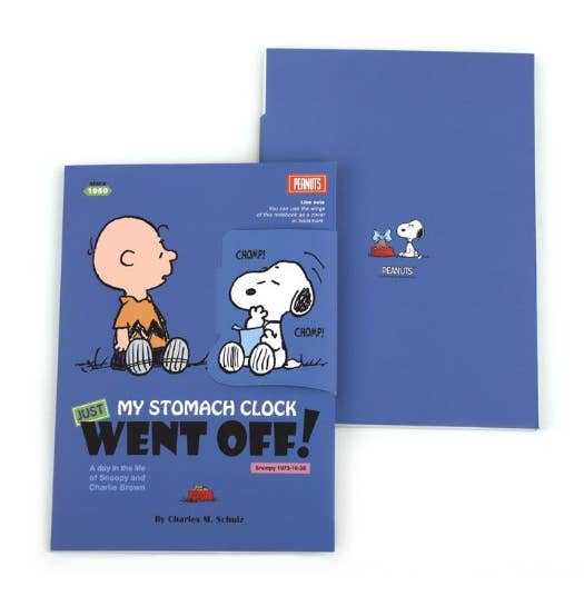 Peanuts Snoopy A5 Tab-Cover Lined Notebook