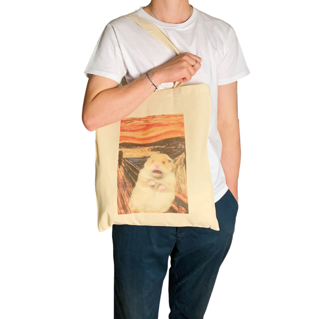 The Scream Hamster Tote Bag
