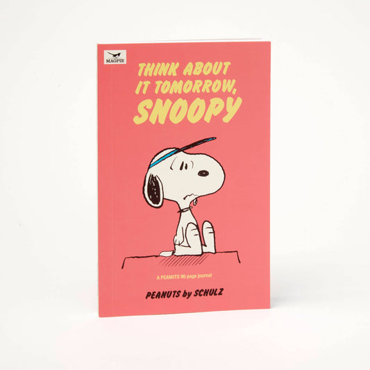 Magpie x Peanuts Journal Think about it Tomorrow Snoopy