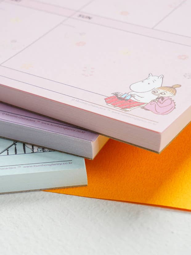 Moomin Weekly Planner Diary Journal Pad