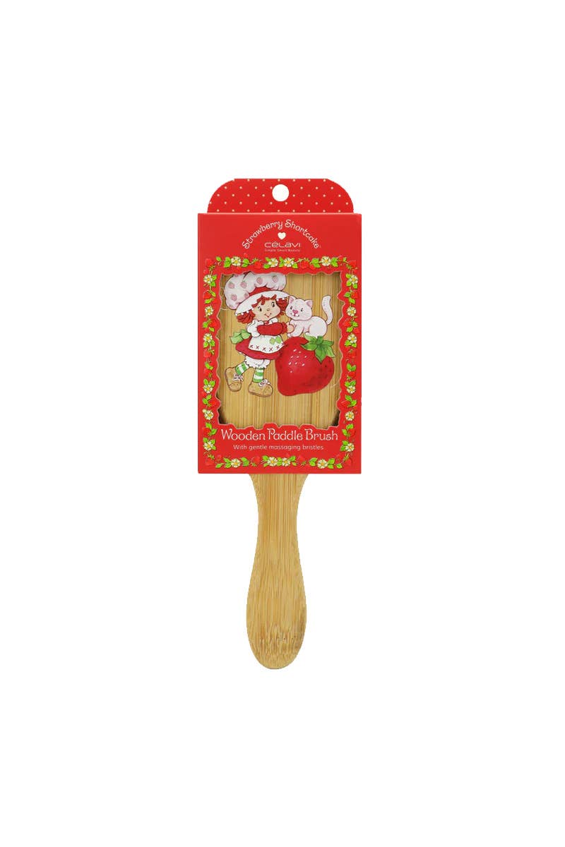 Strawberry Shortcake Wooden Paddle Brush