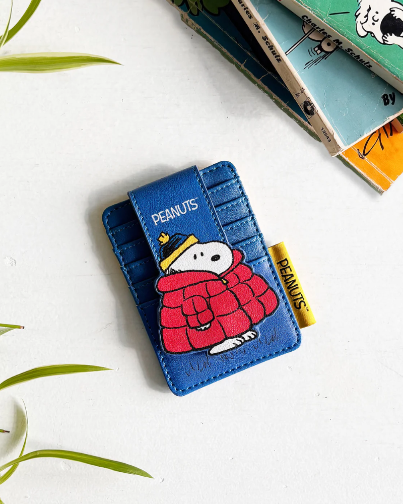 Peanuts Puffa Coat Snoopy Card Holder