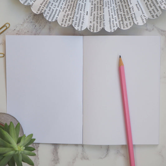 Sylvia Plath Pocket Notebook Pink A6