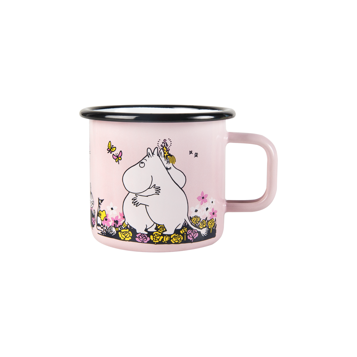 MOOMIN Enamel Mug Hug Pink 0.37L