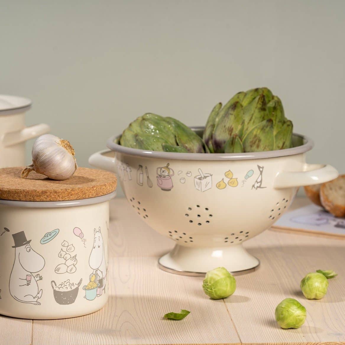 MOOMIN Enamel Colander Bon Appétit ⌀ 20cm