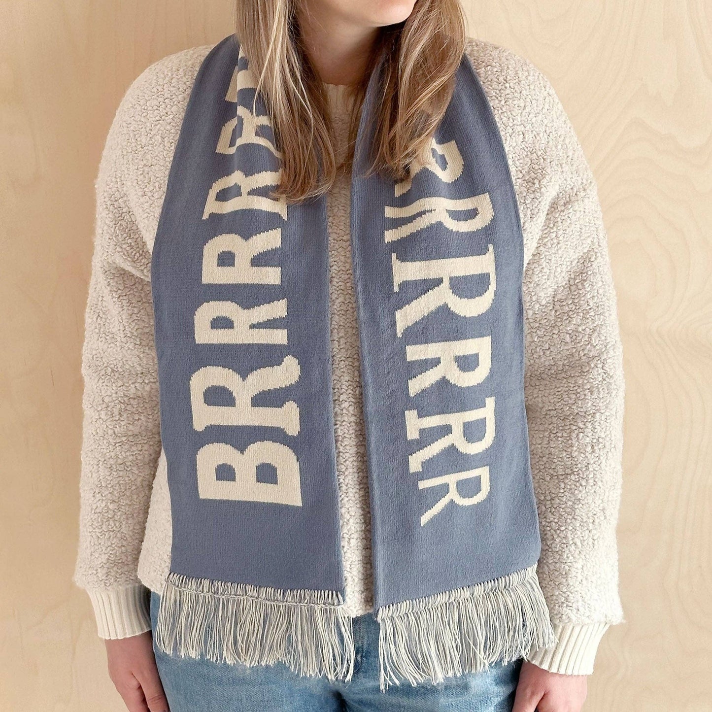 BRRRRRRRR Knitted Scarf