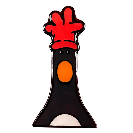 Feathers McGraw Head Pin Badge