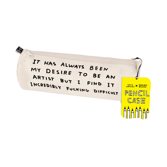 Be An Artist Funny Pencil Case Dave Shrigley