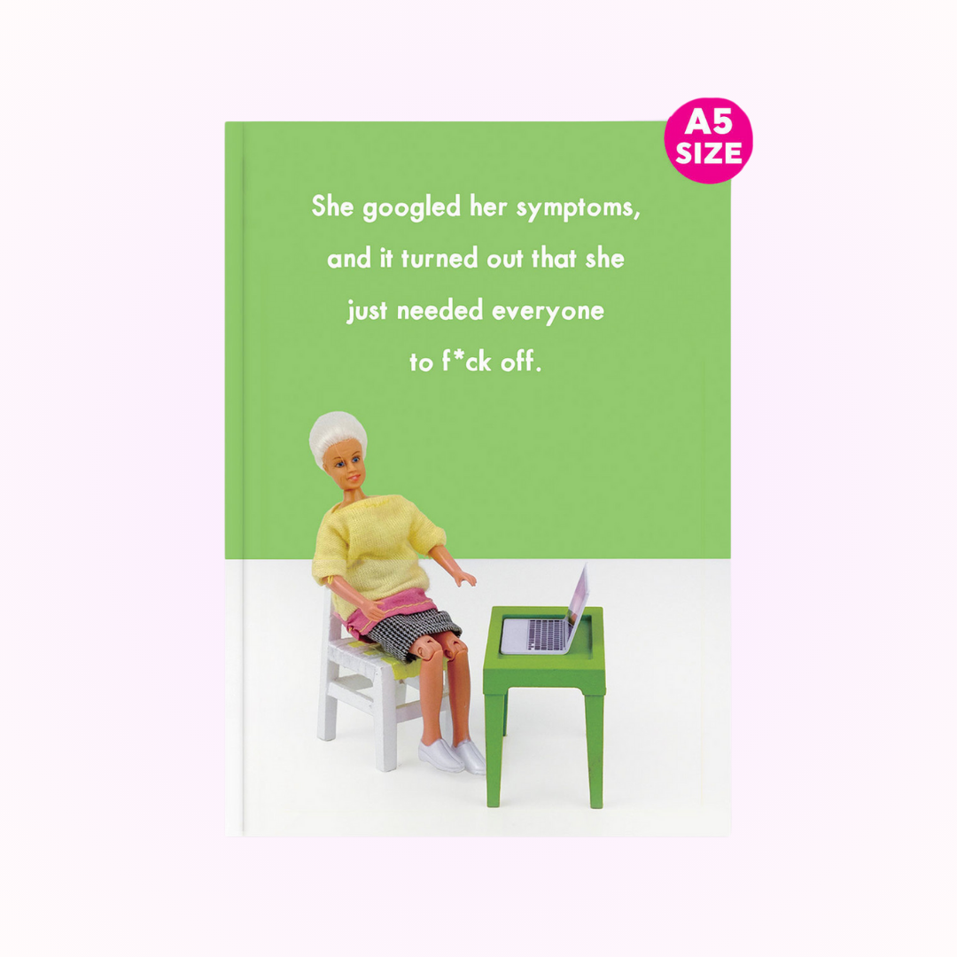 Googled Symptoms A5 Notebook