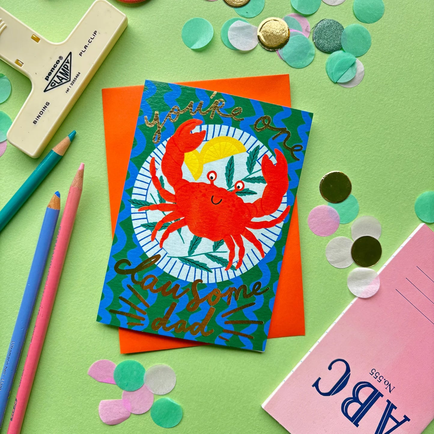 You're One Clawsome Dad Card