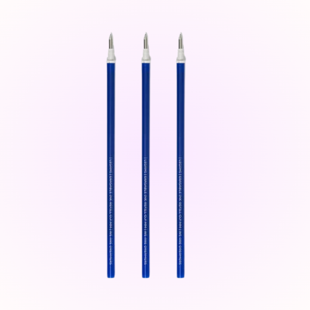 Legami Erasable Pen Blue Ink Refills