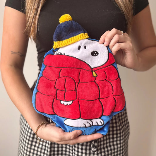 Peanuts Snoopy Puffa Hot Water Bottle