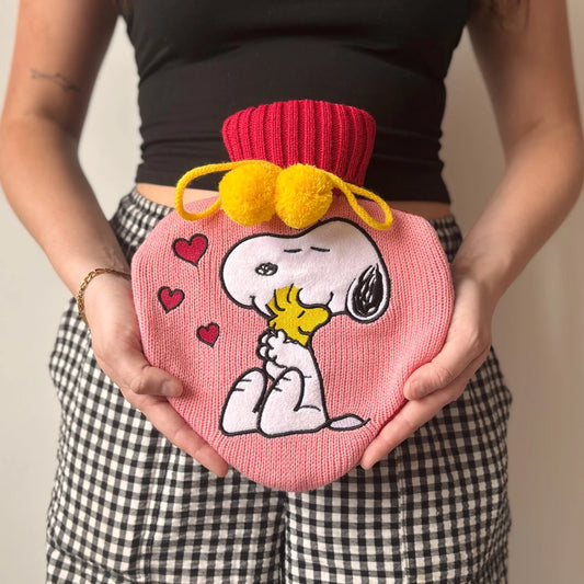 Peanuts Snoopy Love Hot Water Bottle