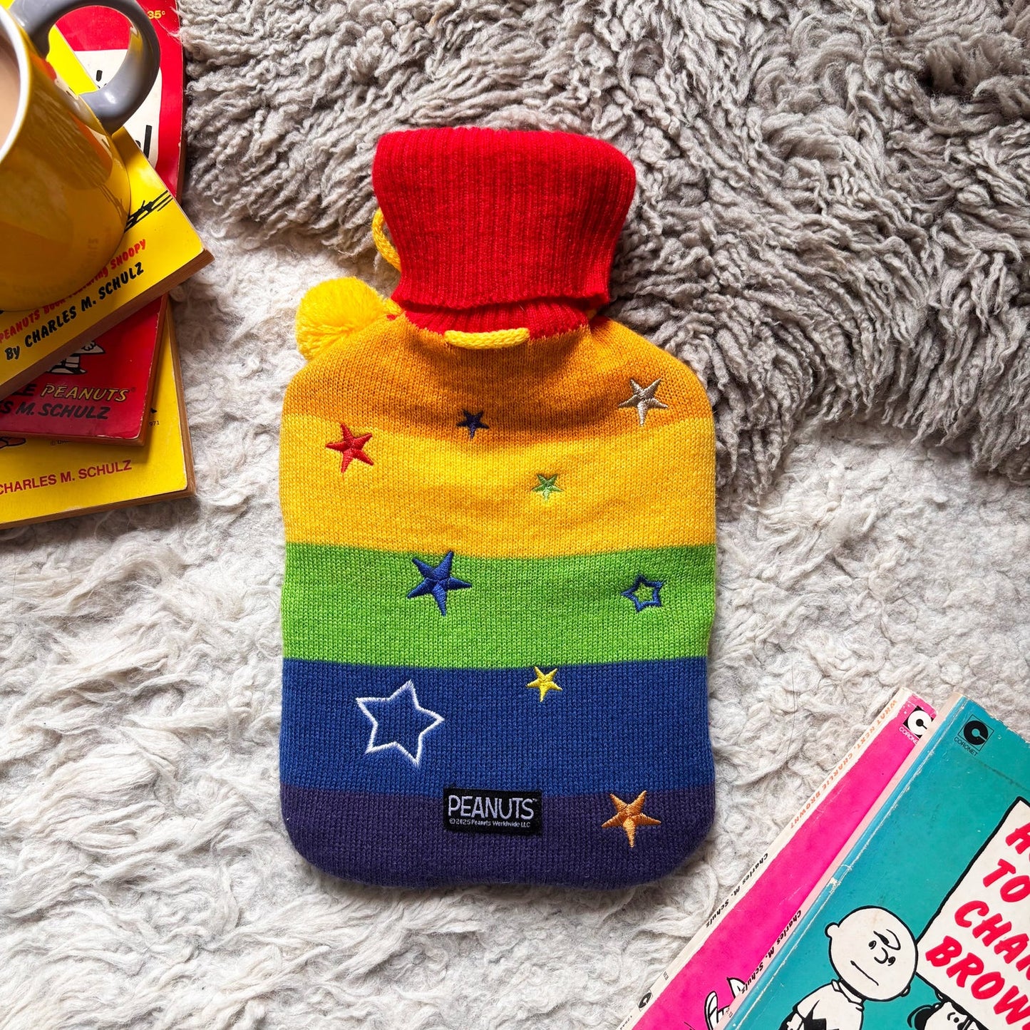 Peanuts Snoopy Rainbow Hot Water Bottle