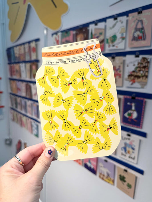 Pasta Jar Birthday Card