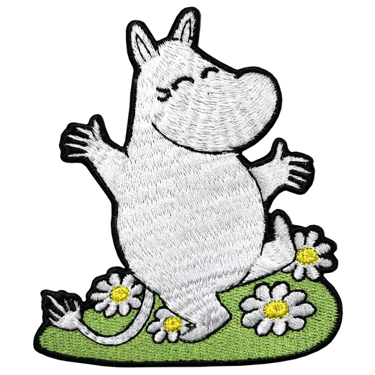 Moomintroll Happy Sew On Patch