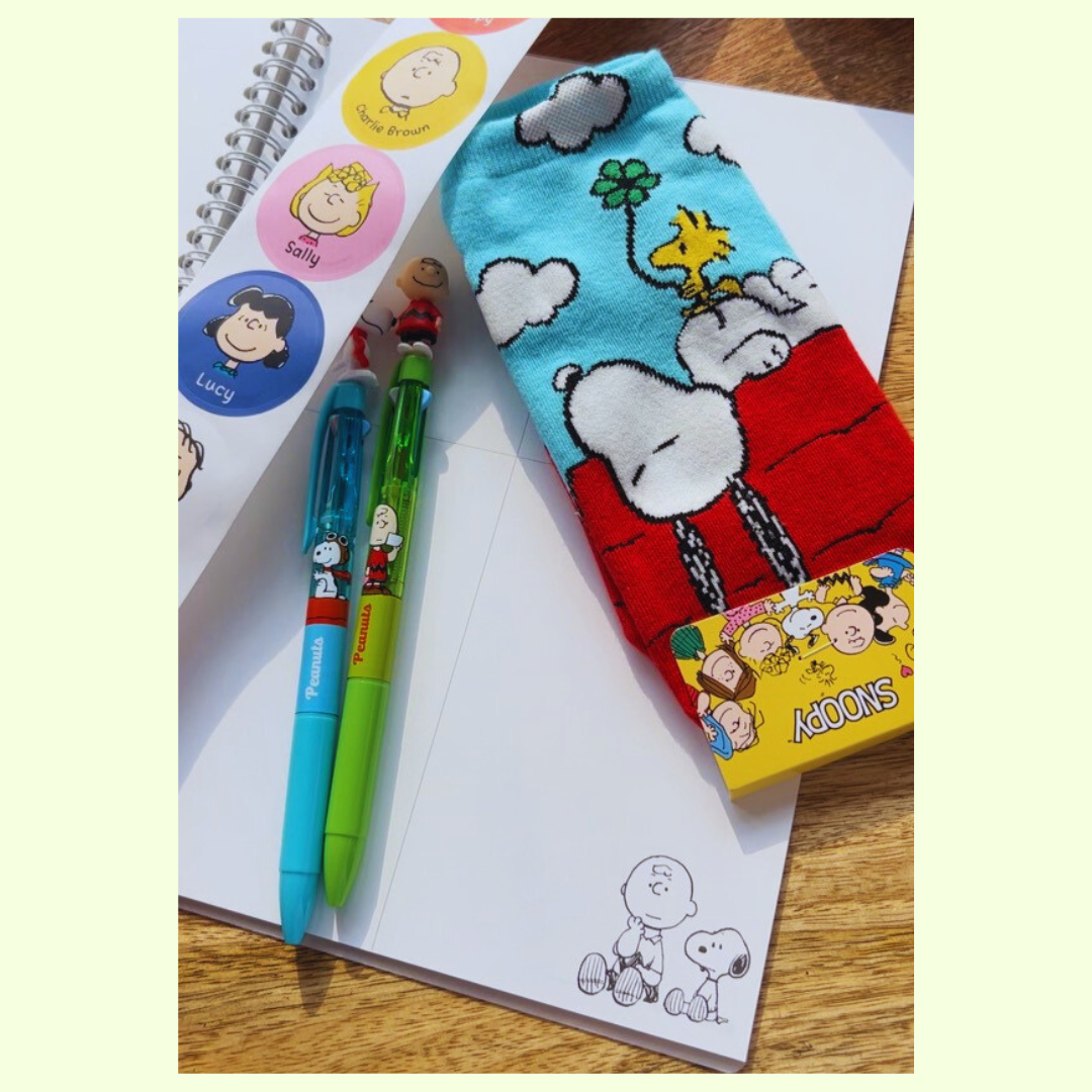Peanuts Snoopy Red Roof Ankle Socks