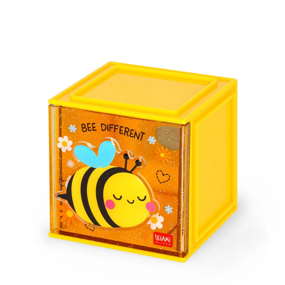 Bee Cutie Cube Stackable Desk Storage Box