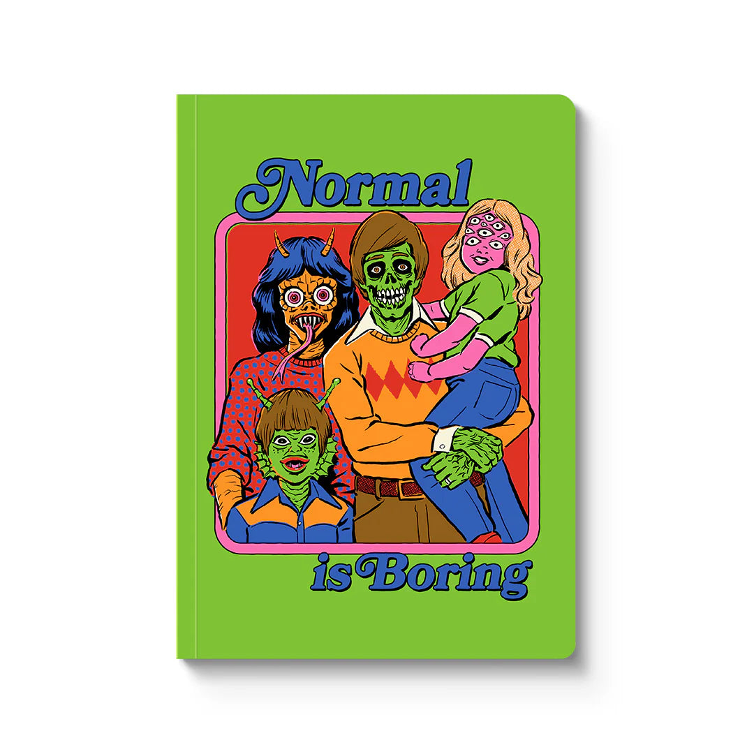 Steven Rhodes Normal Is Boring A5 Paperback Notebook