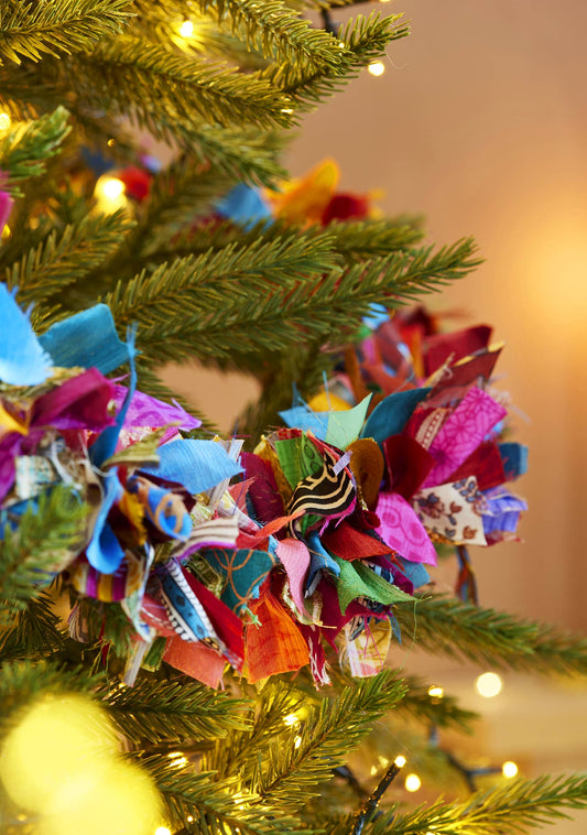 Recycled Sari Eco Tinsel Garland