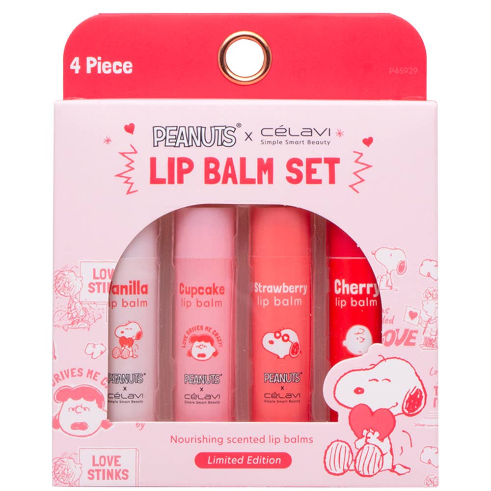 CELAVI X PEANUTS Lip Balm Set