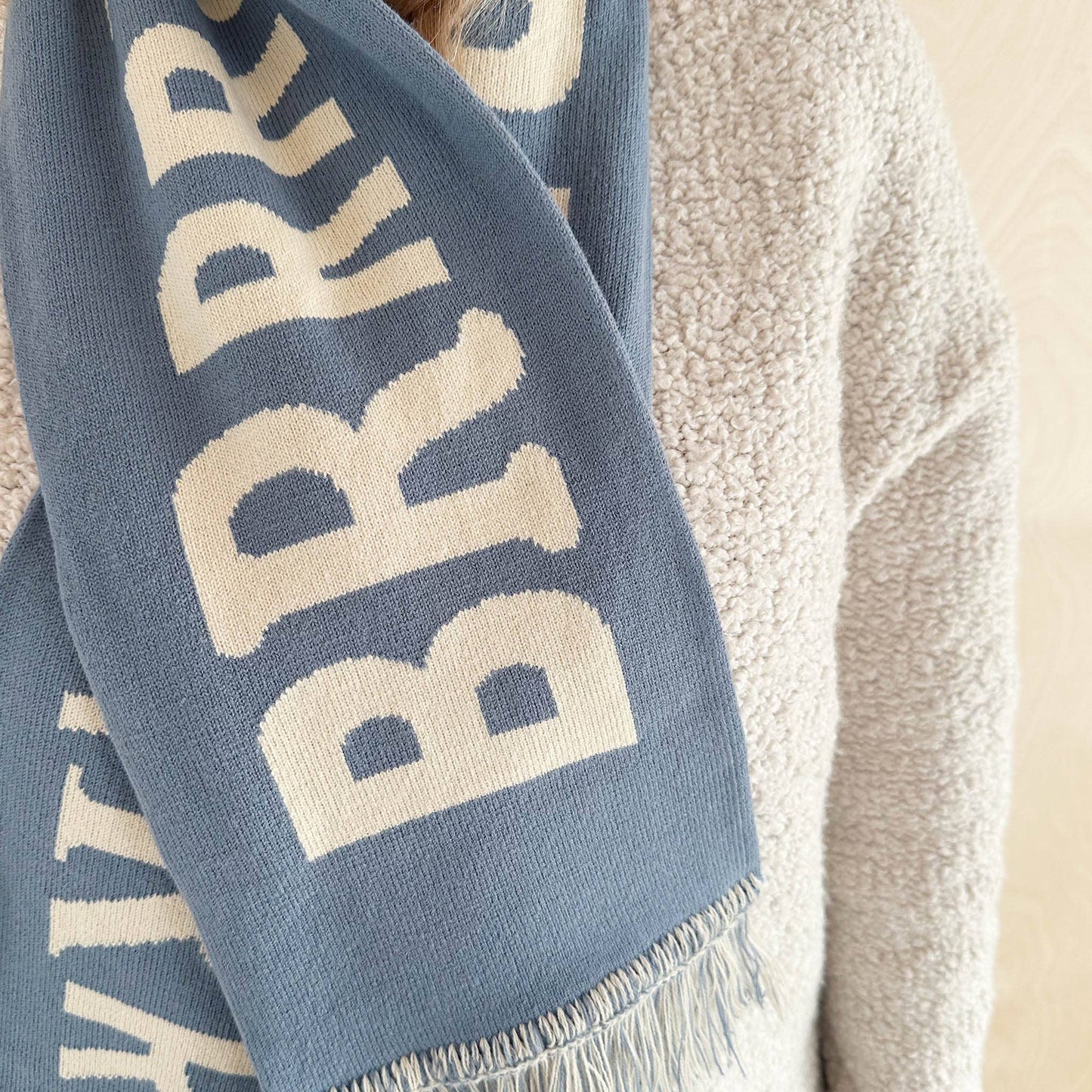 BRRRRRRRR Knitted Scarf
