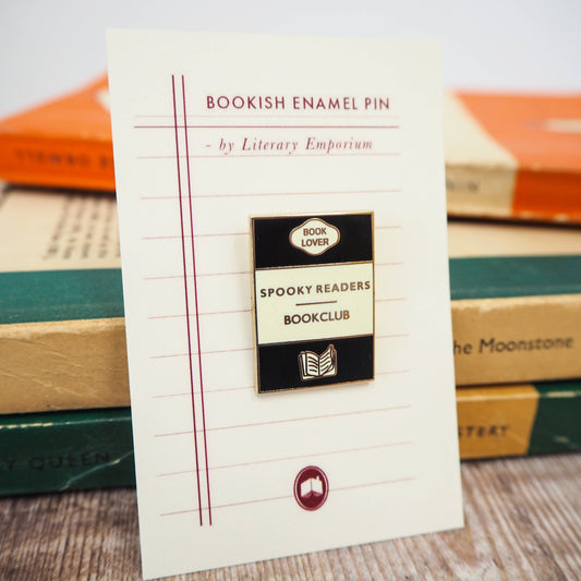 Spooky Readers Bookclub Enamel Pin Badge
