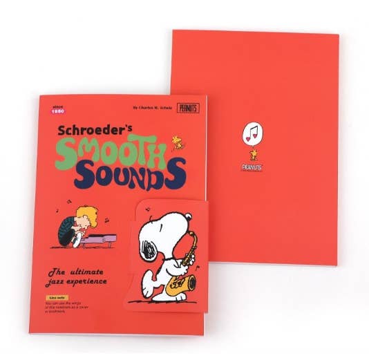 Peanuts Snoopy A5 Tab-Cover Lined Notebook