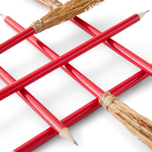 Broomstick Pencil Red
