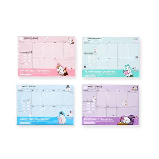 Moomin Weekly Planner Diary Journal Pad