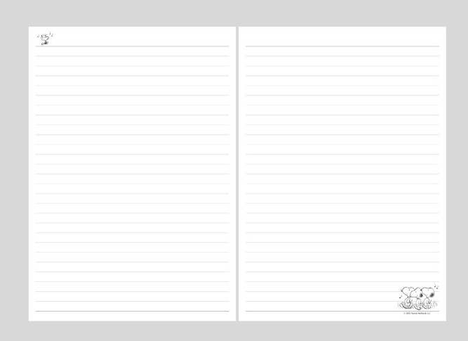 Peanuts Snoopy A5 Tab-Cover Lined Notebook