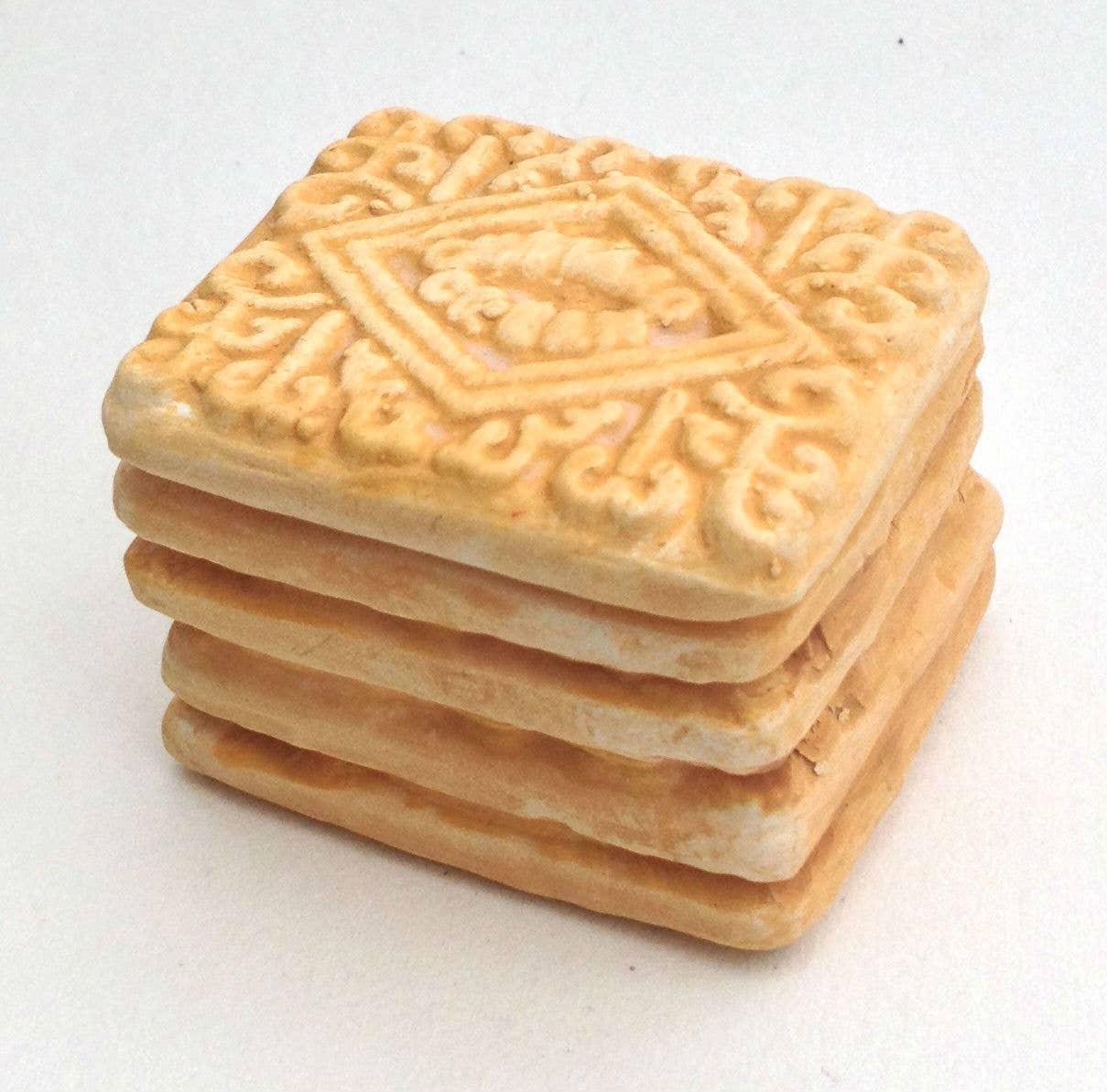 Custard Cream Biscuit Trinket Box