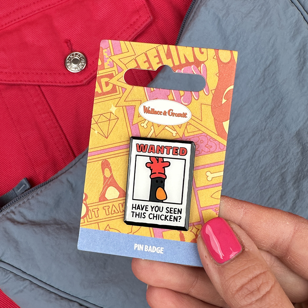 Feathers Poster Pin Badge