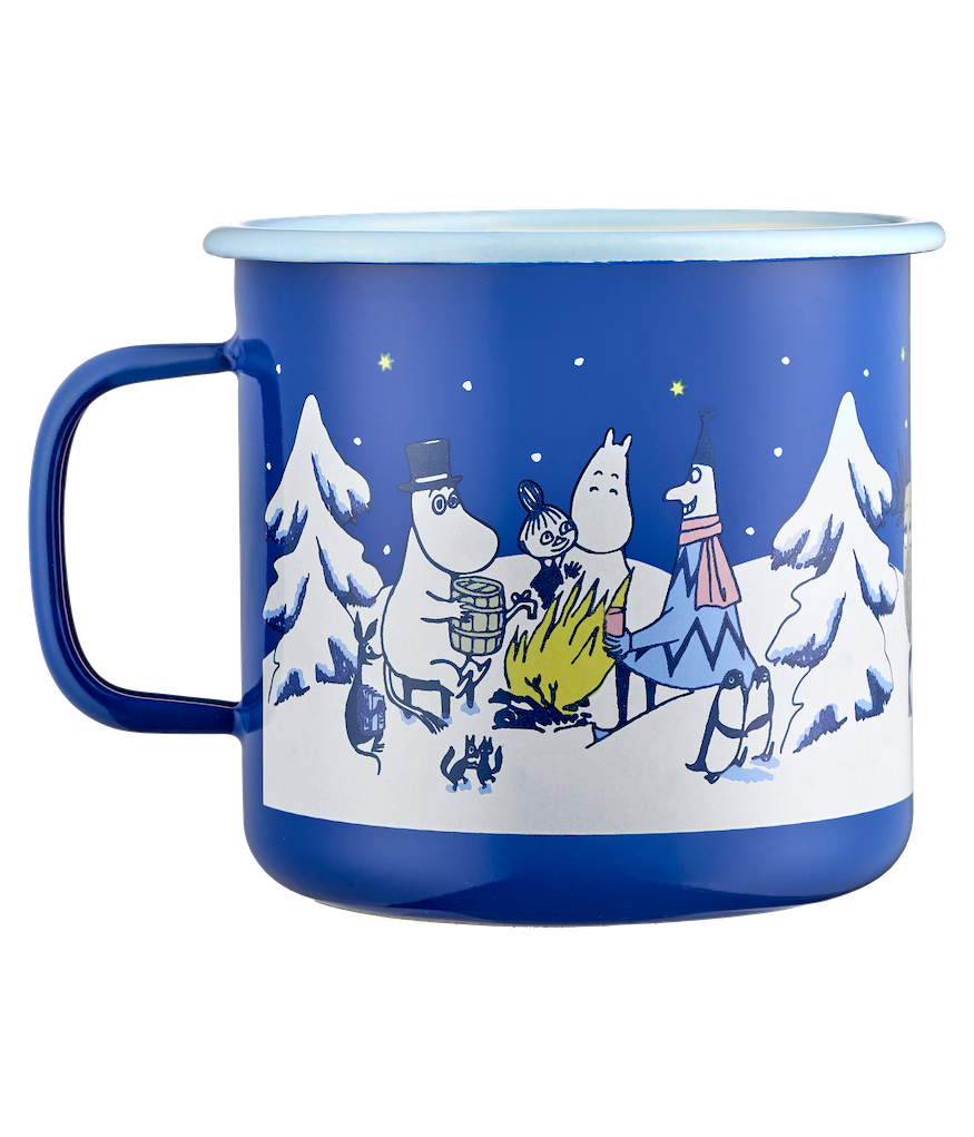 MOOMIN Christmas Enamel XL Mug Starry Night 0.80L