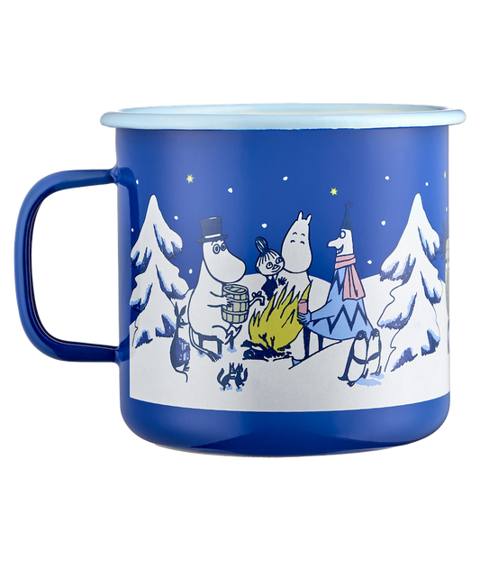 MOOMIN Christmas Enamel XL Mug Starry Night 0.80L
