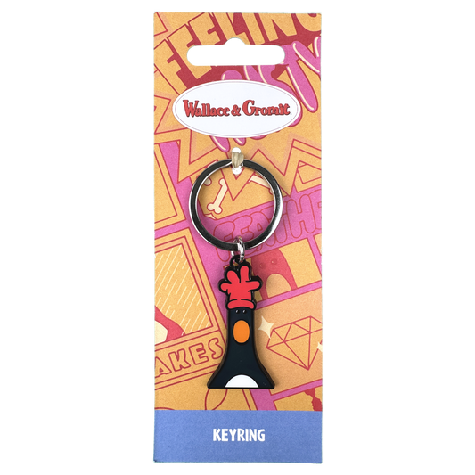 Feathers Head Keyring