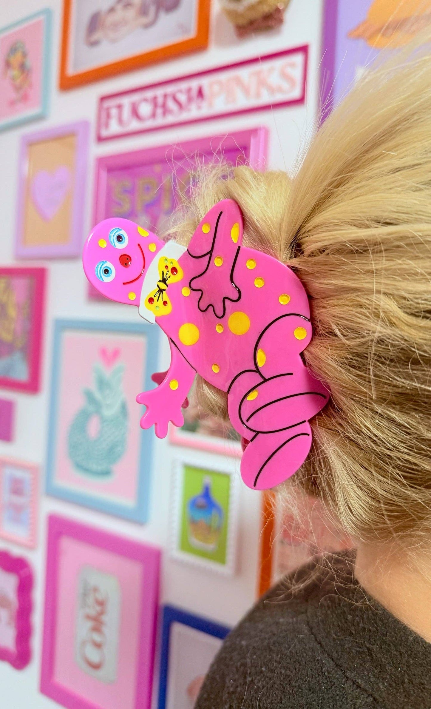 Mr Blobby Hair Claw