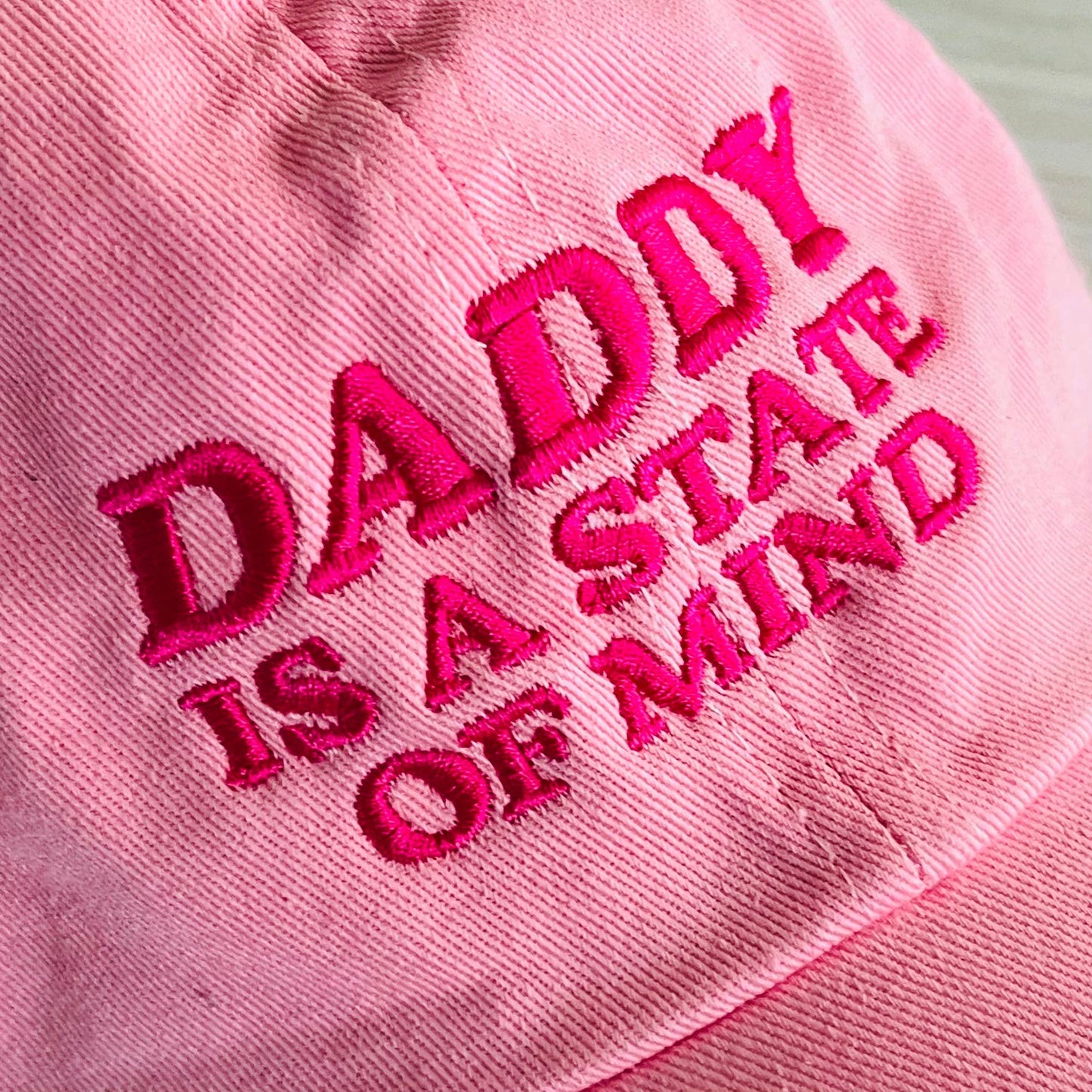 Daddy Is A State Of Mind Baseball Cap Dad Hat