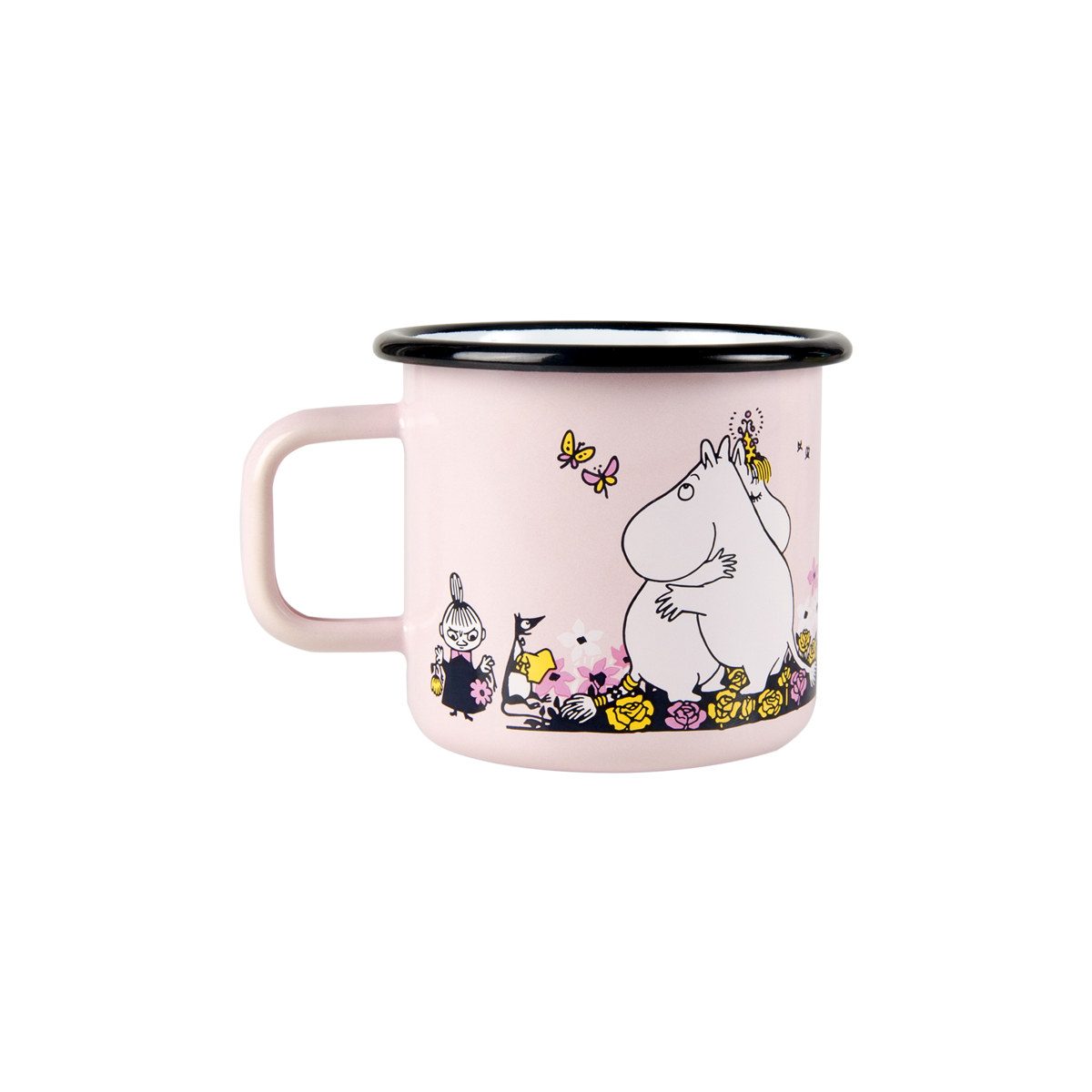 MOOMIN Enamel Mug Hug Pink 0.37L