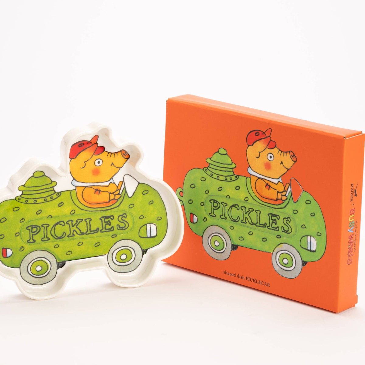 Magpie x Richard Scarry Pickle Car Shaped Tray