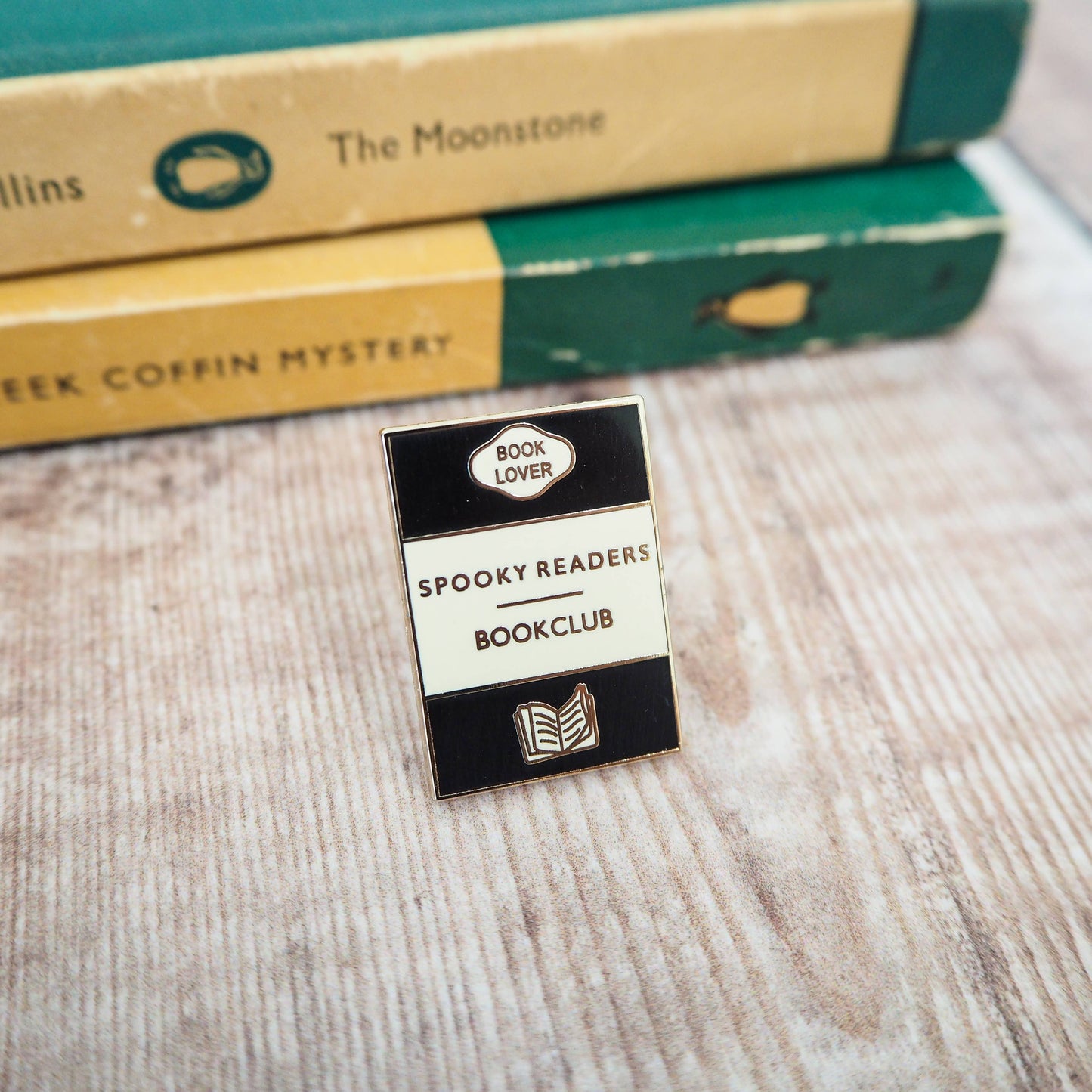 Spooky Readers Bookclub Enamel Pin Badge